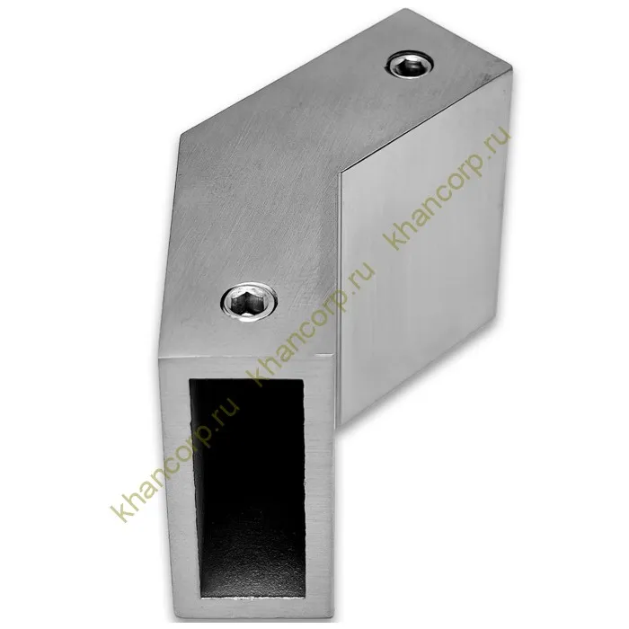 Соединитель FDC-36 трубы 30х10 вертикальный 135°, нержавейка/матовый