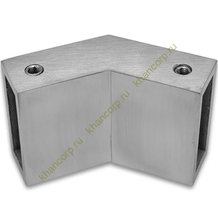 Соединитель FDC-36 трубы 30х10 вертикальный 135°, нержавейка/матовый