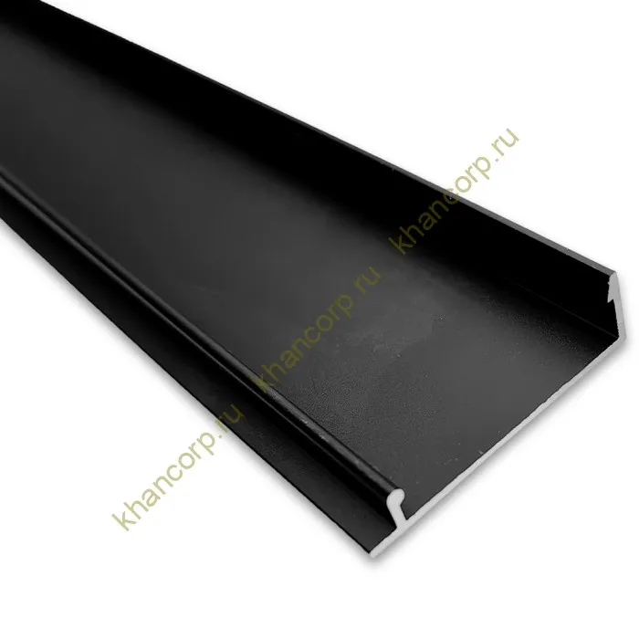 Крышка FKP-442.3 для профиля зажимного FKP-443, алюминий/черный