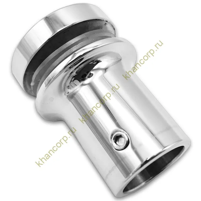 Крепление FDC-24 трубы 19 к стеклу, нержавейка/полированный