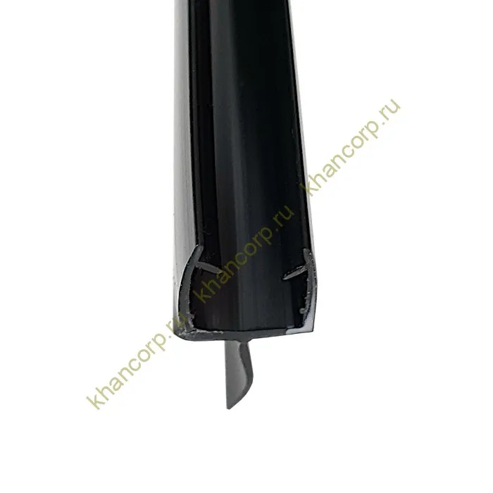 Уплотнитель Y-образный черный 2.2 м под стекло 8 мм FDPP-103.8