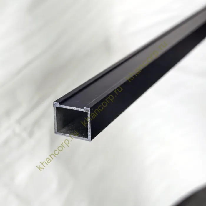 Декоративный профиль FMPA-31.6 для имитации лофт-перегородки, длина 6м, алюминий/черный