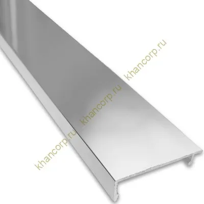 Крышка FKP-442.3 для профиля зажимного FKP-443, алюминий/полированный