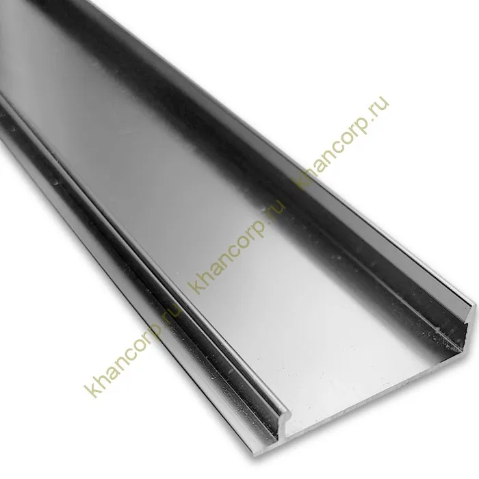 Крышка FKP-442.3 для профиля зажимного FKP-443, алюминий/полированный