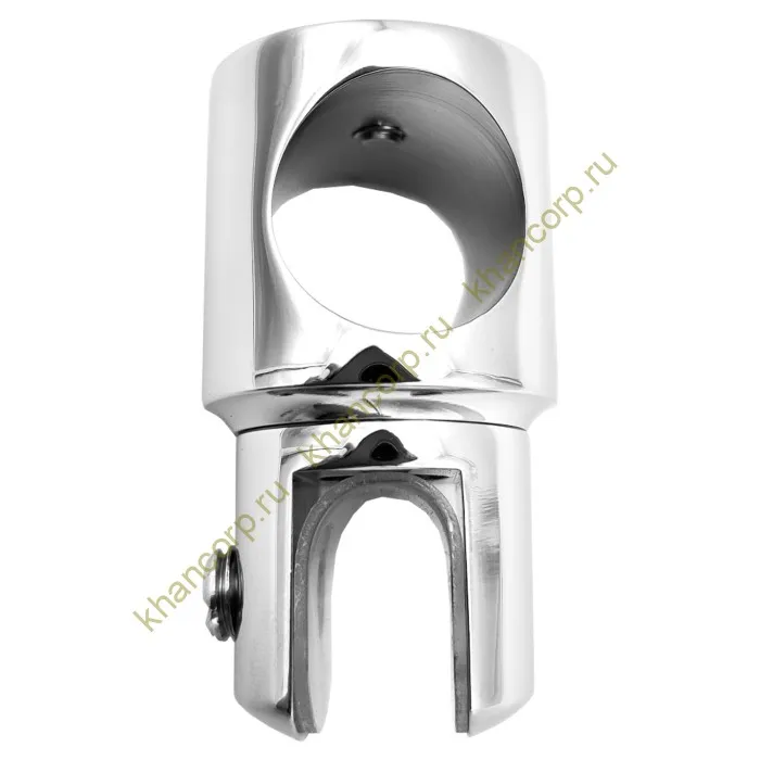 Держатель стекла FDC-11 трубы 19 сквозной 0°-360°, цинк/хром