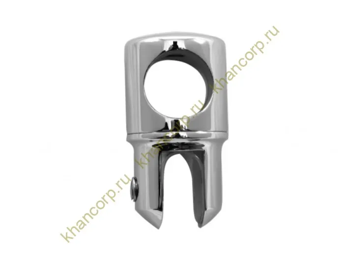 Держатель стекла FDC-11 трубы 19 сквозной 0°-360°, цинк/хром