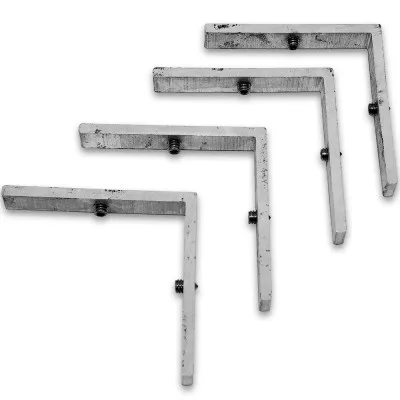 Крепление FDM-60-61 для дверных коробок (комплект 4 шт), алюминий/анодированный