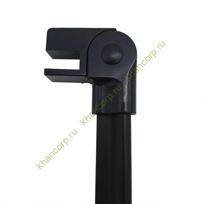 Коннектор регулируемый FDPA-402 стекло-порог ( 2 шт. левый+правый), ПВХ/черный