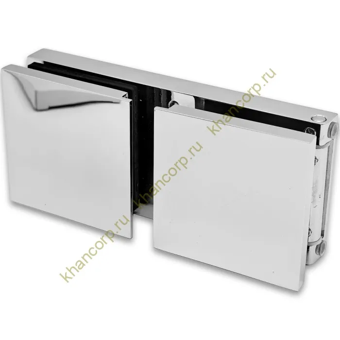 Петля Гидра FDP-252 стекло-стекло 180°, латунь/хром