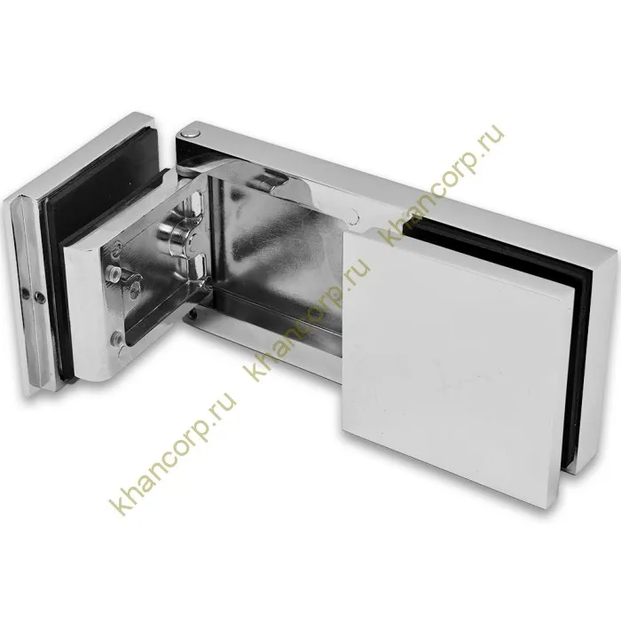 Петля Гидра FDP-252 стекло-стекло 180°, латунь/хром