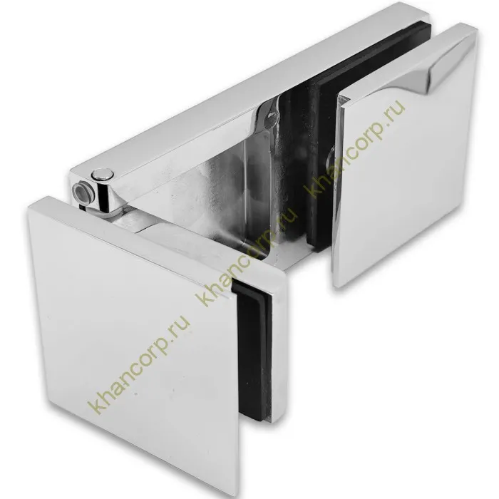 Петля Гидра FDP-252 стекло-стекло 180°, латунь/хром