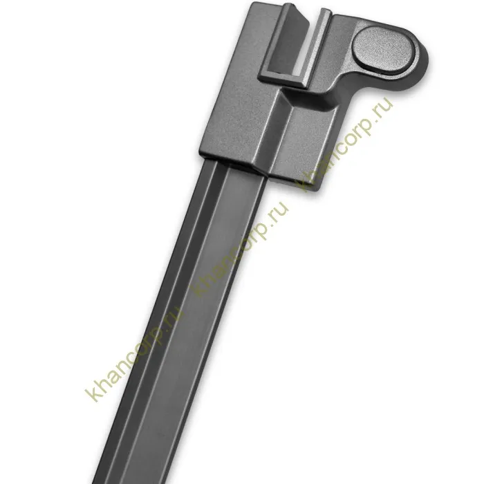 Коннектор FDPA-433R порог-стекло ПРАВЫЙ для порога FDPA-43.15, ПВХ/оружейная сталь