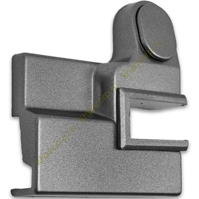 Коннектор FDPA-433R порог-стекло ПРАВЫЙ для порога FDPA-43.15, ПВХ/оружейная сталь