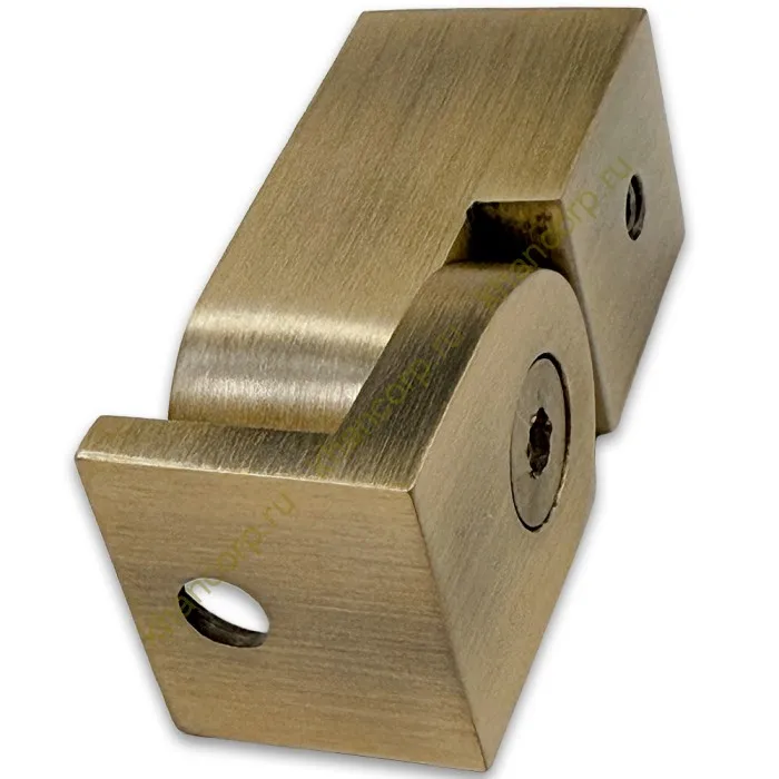 Крепление FDC-51 трубы 15х15 к стене 0°-180°, нержавейка/бронза