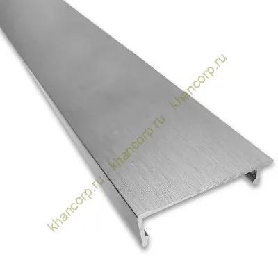 Крышка FKP-442.3 для профиля зажимного FKP-443, алюминий/матовый