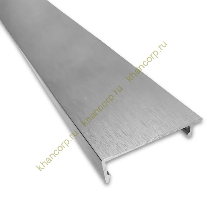 Крышка FKP-442.3 для профиля зажимного FKP-443, алюминий/матовый