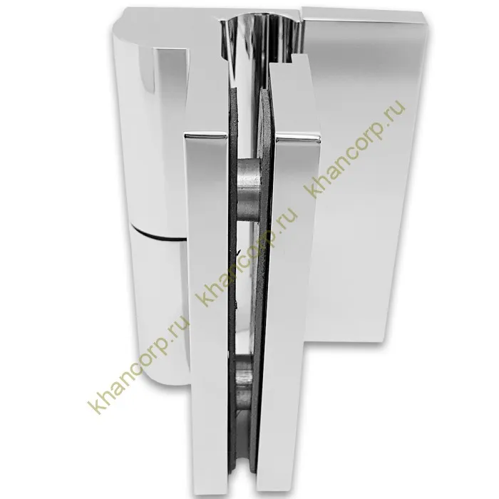 Петля Омега ω FDP-105L стена-стекло 90˚ Левая, латунь/хром