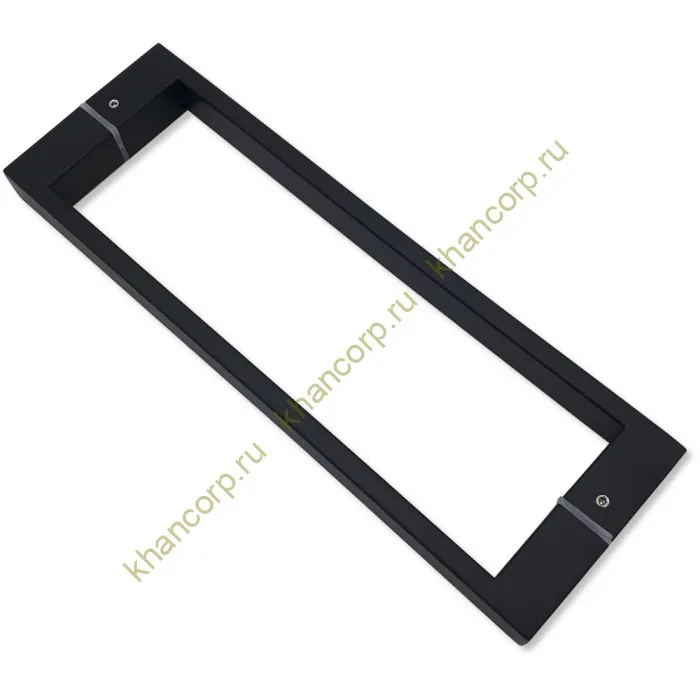 Ручка скоба FDR-88, 25х10х300х1.0 мм, нержавейка/черный