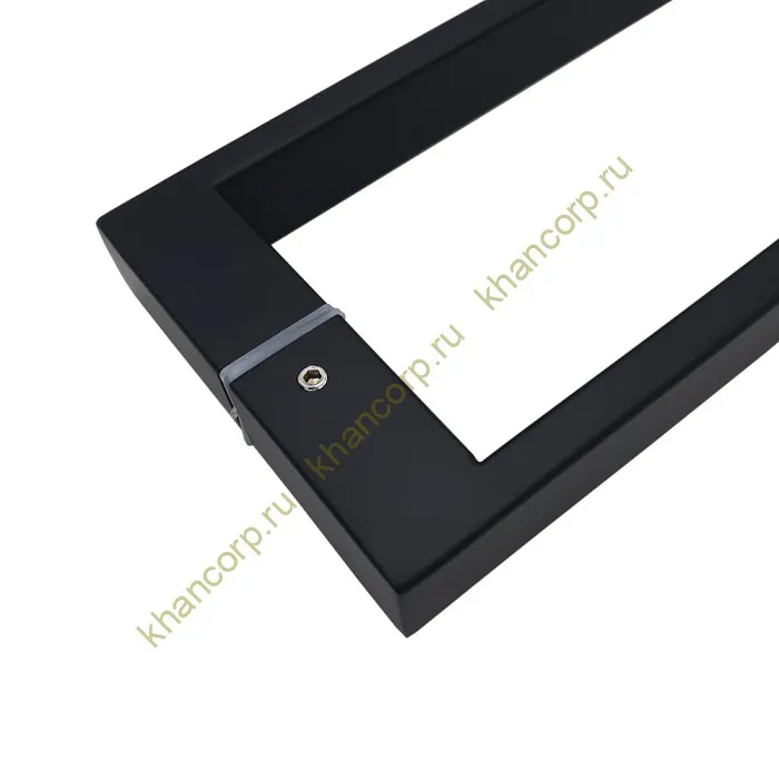 Ручка скоба FDR-88, 25х10х300х1.0 мм, нержавейка/черный