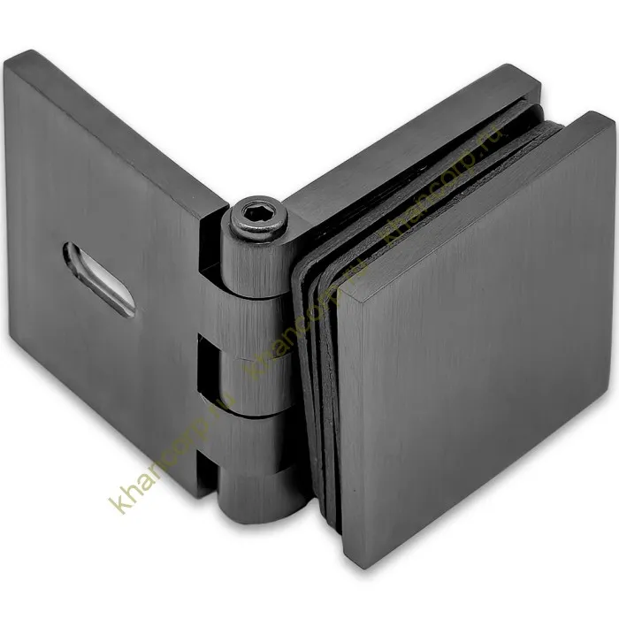 Коннектор Пегас FDK-100 стена-стекло 0°-180°, латунь/оружейная сталь