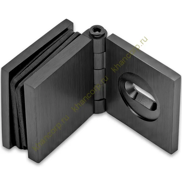 Коннектор Пегас FDK-100 стена-стекло 0°-180°, латунь/оружейная сталь