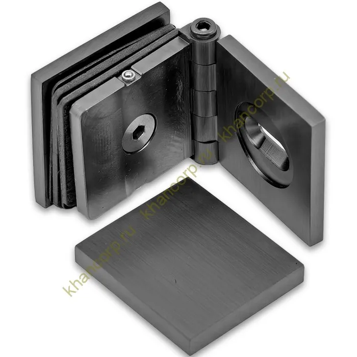 Коннектор Пегас FDK-100 стена-стекло 0°-180°, латунь/оружейная сталь