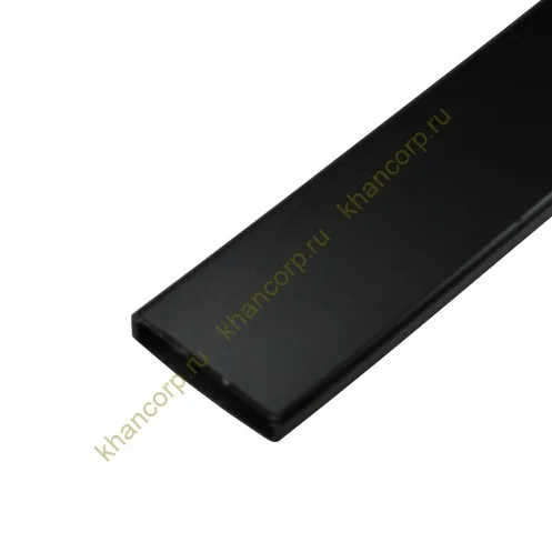 Труба FDT-393, 30х10х2 мм, 3 м, нержавейка/черный