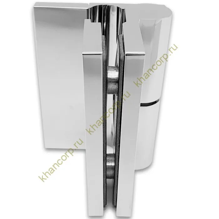 Петля Омега ω FDP-105R стена-стекло 90˚ правая, латунь/хром