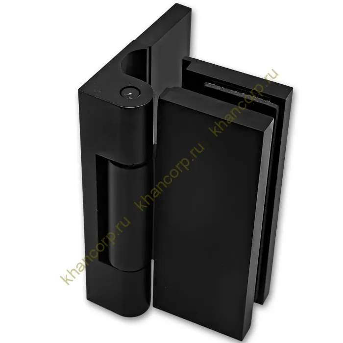 Петля Гера FDP-120 стена-стекло 90˚ открывание наружу, латунь/черный