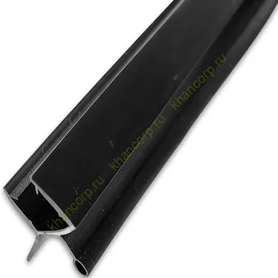 Уплотнитель нижний с каплей ЧЕРНЫЙ 2.2 м FDPP-400.8
