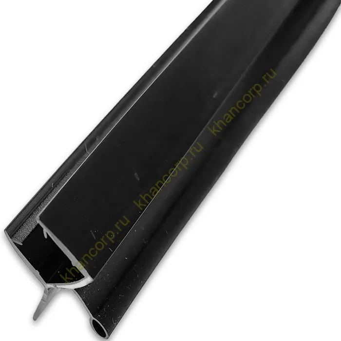 Уплотнитель нижний с каплей ЧЕРНЫЙ 2.2 м FDPP-400.8