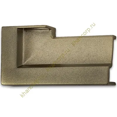 Заглушка FDPA-430L ЛЕВАЯ торцевая для порога FDPA-43.15 ПВХ/бронза