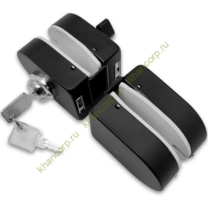 Замок FKZ-31 зажимной ключ/защелка, нержавейка/черный