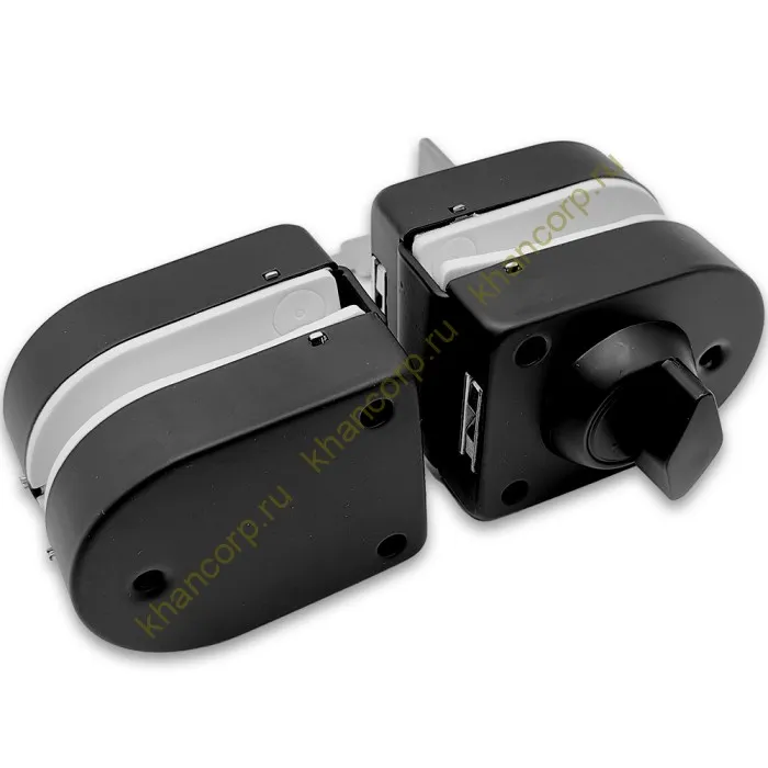 Замок FKZ-31 зажимной ключ/защелка, нержавейка/черный