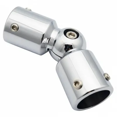 Соединитель FDC-13 трубы 19 90°-180°, латунь/хром