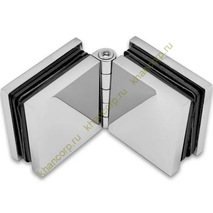 Коннектор Пегас FDK-101 стекло-стекло 0°-180° латунь/хром