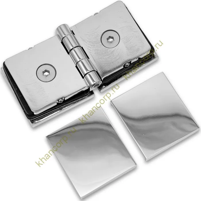 Коннектор Пегас FDK-101 стекло-стекло 0°-180° латунь/хром