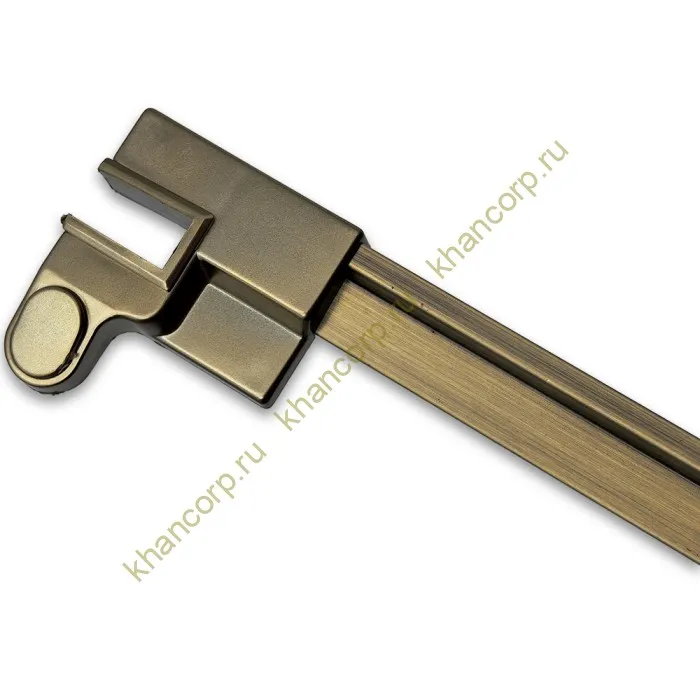 Коннектор FDPA-433L порог-стекло ЛЕВЫЙ для порога FDPA-43.15, ПВХ/бронза