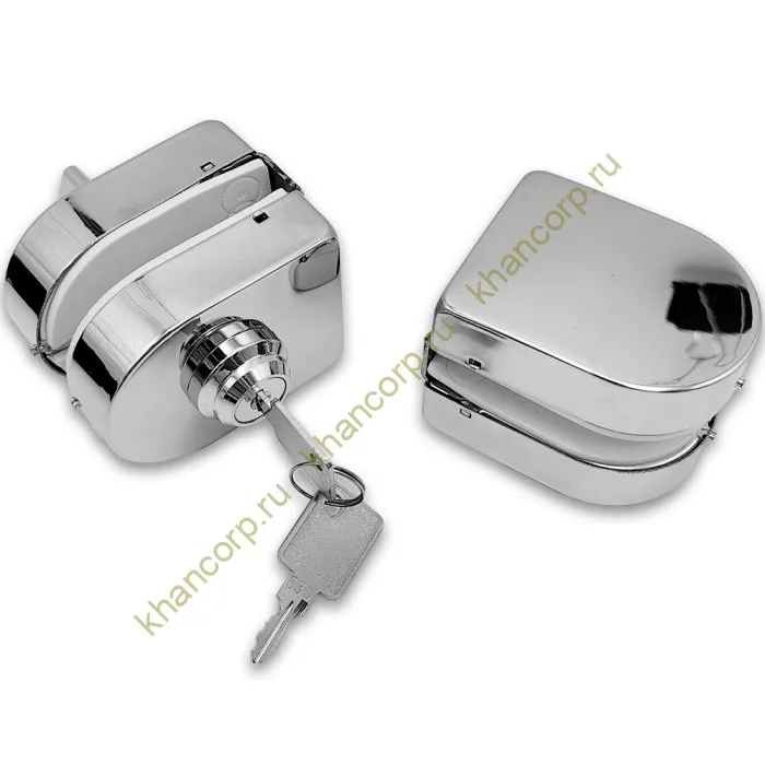 Замок FKZ-31 зажимной ключ/защелка, нержавейка/полированный