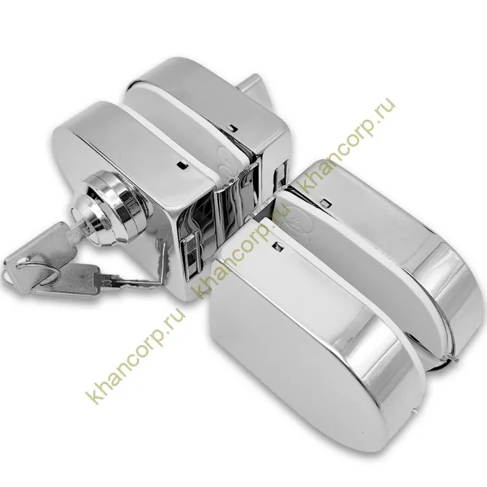 Замок FKZ-31 зажимной ключ/защелка, нержавейка/полированный