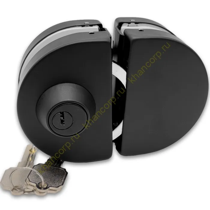 Замок FKZ-34 зажимной ключ/защелка, нержавейка/черный