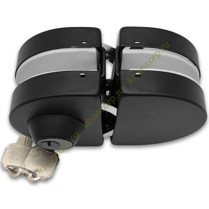 Замок FKZ-34 зажимной ключ/защелка, нержавейка/черный