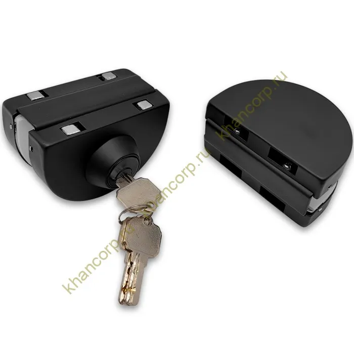 Замок FKZ-34 зажимной ключ/защелка, нержавейка/черный
