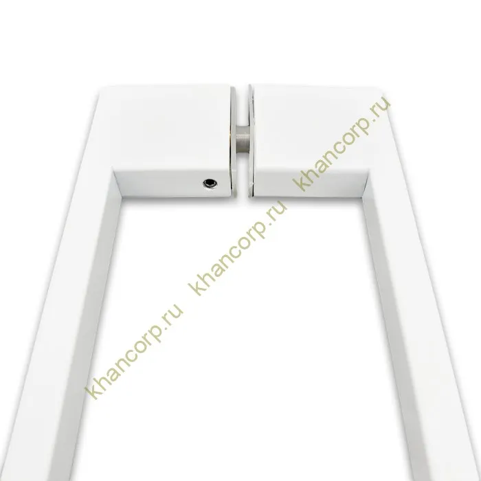 Ручка скоба FDR-92, 10х15х450х1.0 мм, нержавейка/белый