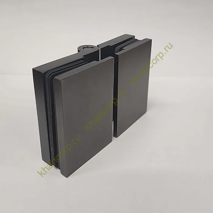 Петля Майя FDP-171 стекло-стекло 180˚, латунь/оружейная сталь