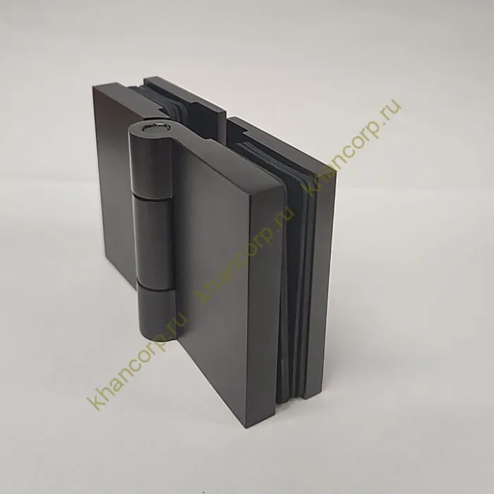 Петля Майя FDP-171 стекло-стекло 180˚, латунь/оружейная сталь