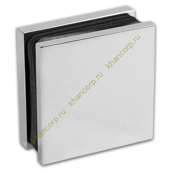 Коннектор Пегас FDK-112 пол-стена-стекло с крышкой, латунь/хром