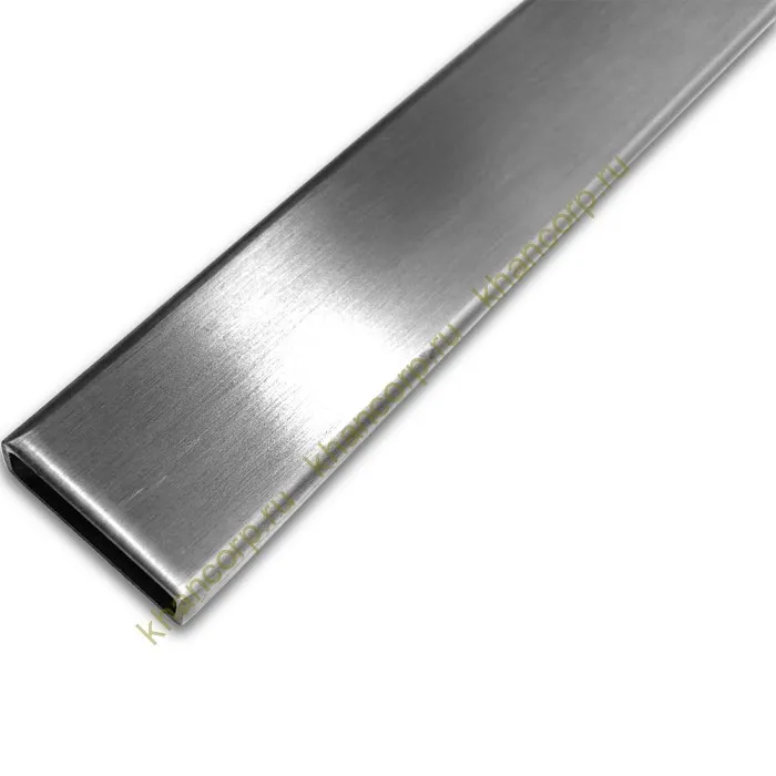 Труба FDT-353, 30х10х1.5 мм 3 м, нержавейка/оружейная сталь