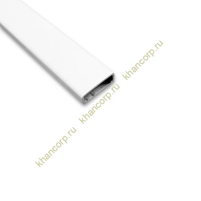 Труба FDT-392, 30х10х2 мм 2 м, нержавейка/белый