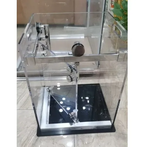 Комплект раздвижной системы Клио FDS-105 c двумя рельсами, для трубы 30х10, нержавейка/черный